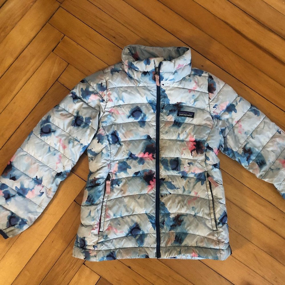 Patagonia Girls Small Down Jacket - Watercolor